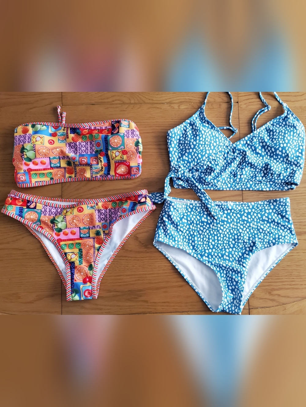 Bundle of 2 Bikini Sets Women's Size Medium Swimwear